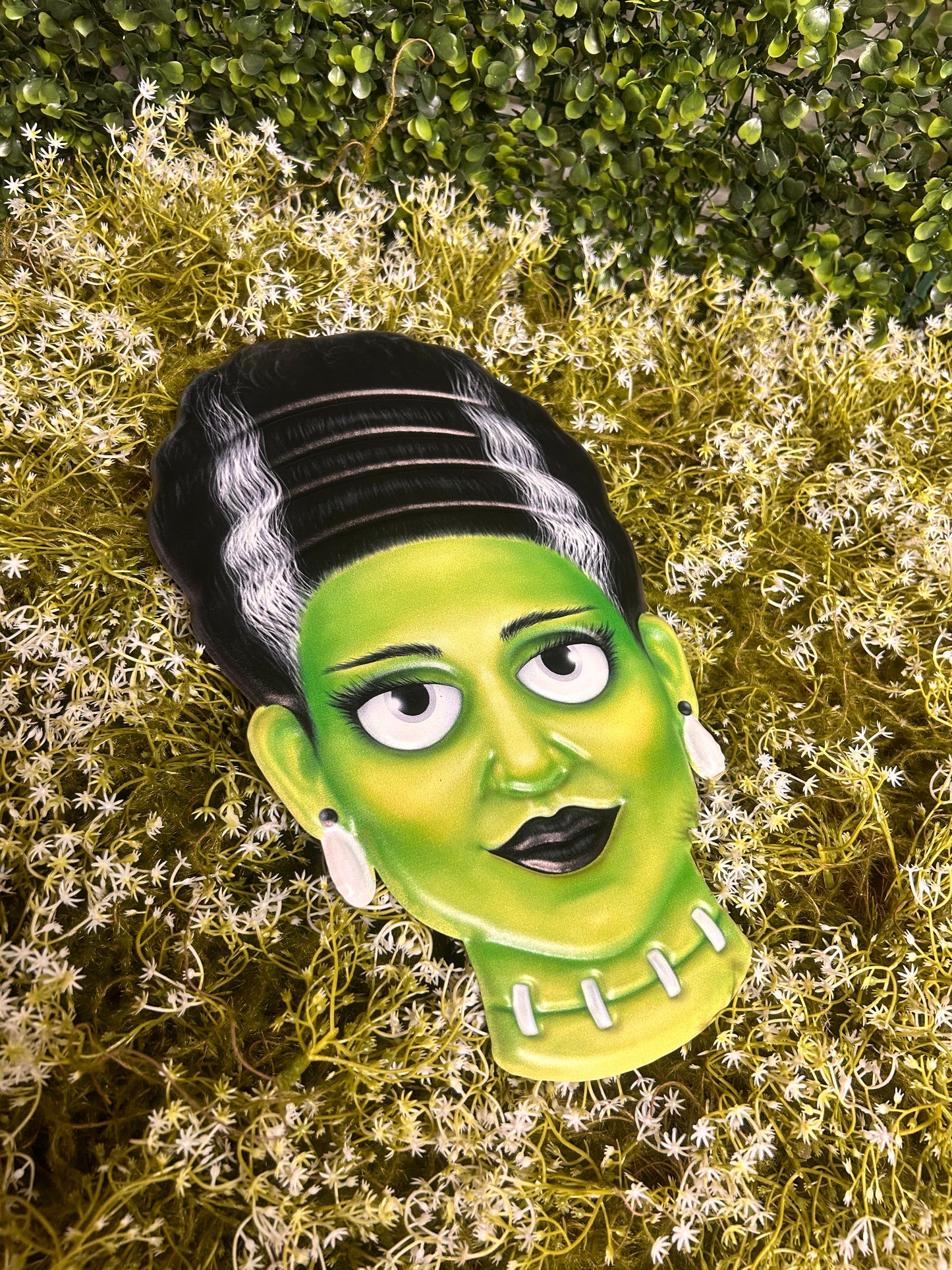 12.5 Mrs. Frankenstein Metal Sign