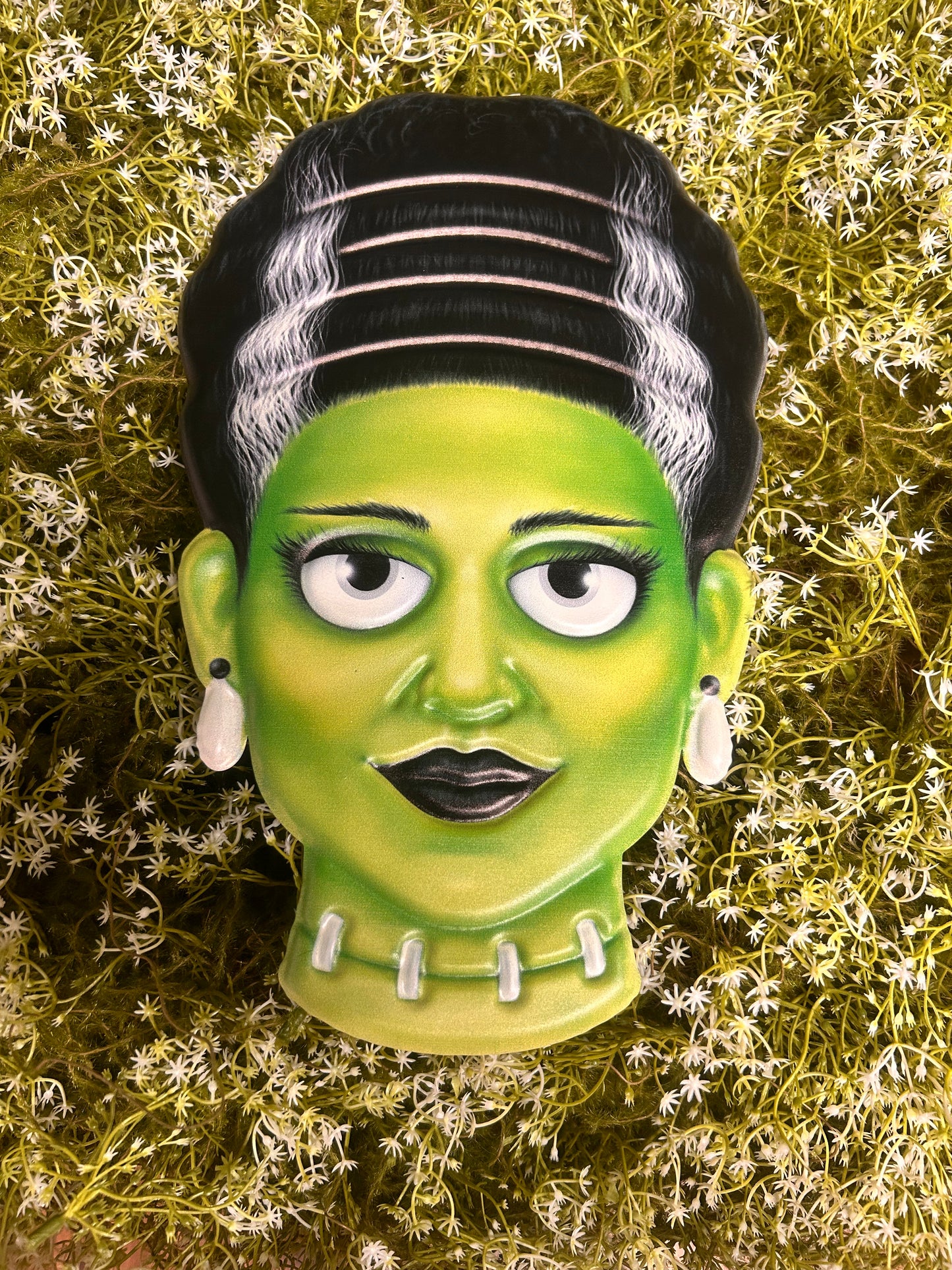 12.5 Mrs. Frankenstein Metal Sign