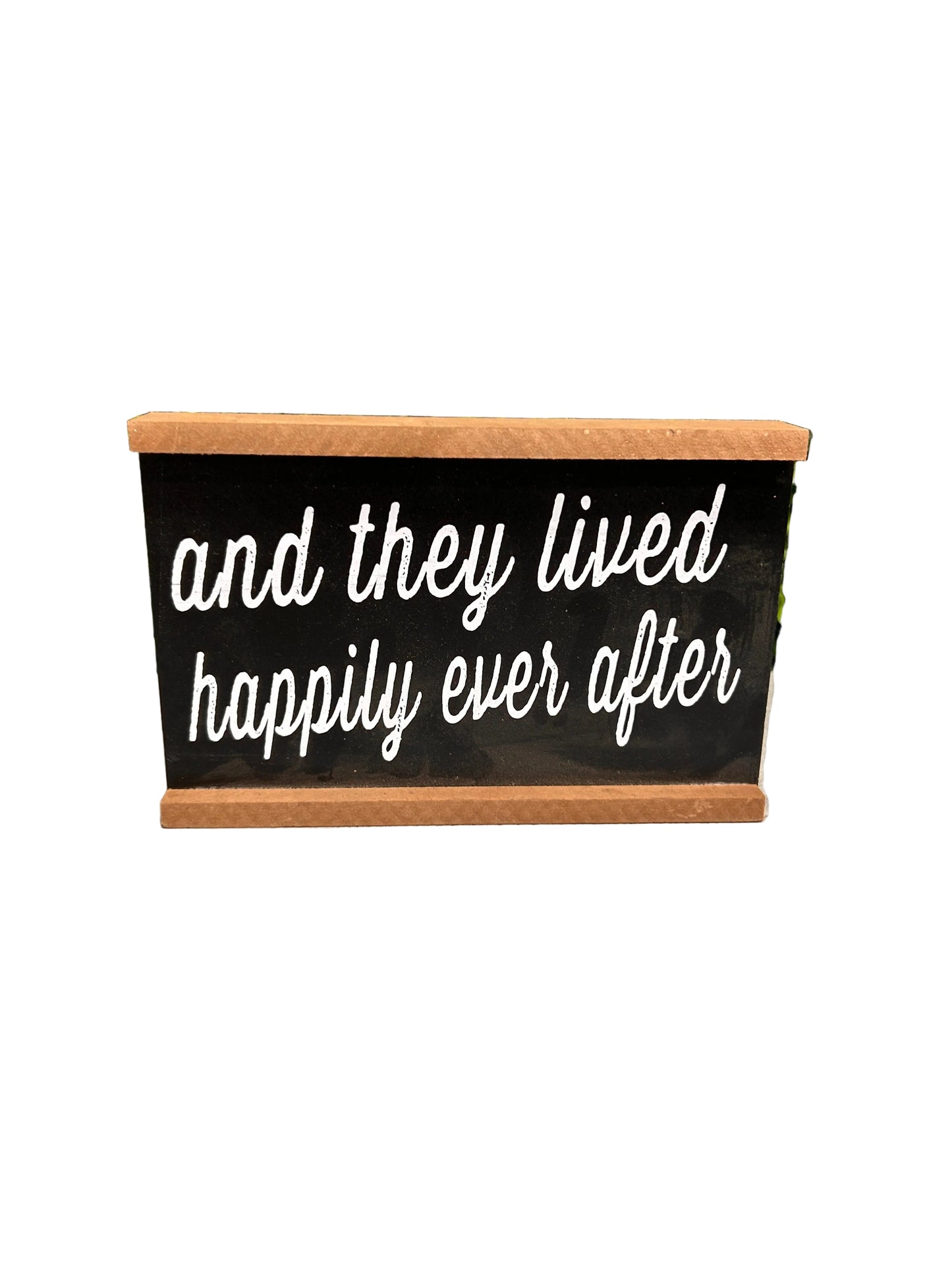 8"x5" Happiness Sitting Wood Signs