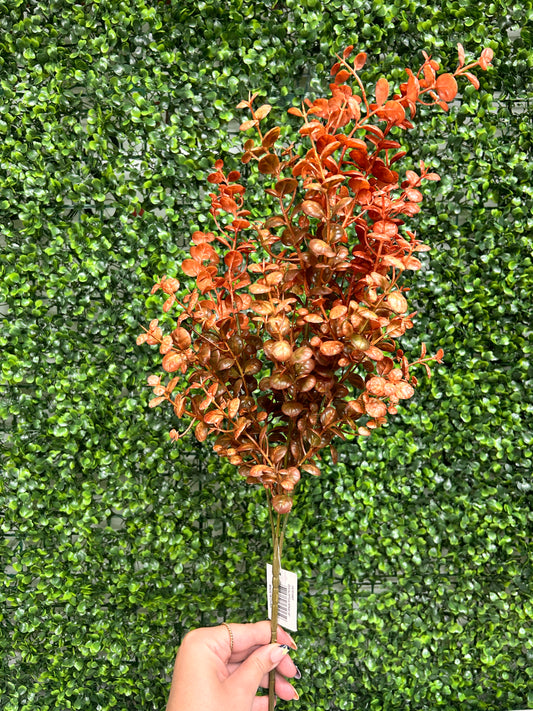 29 Inch Rust Eucalyptus Spray