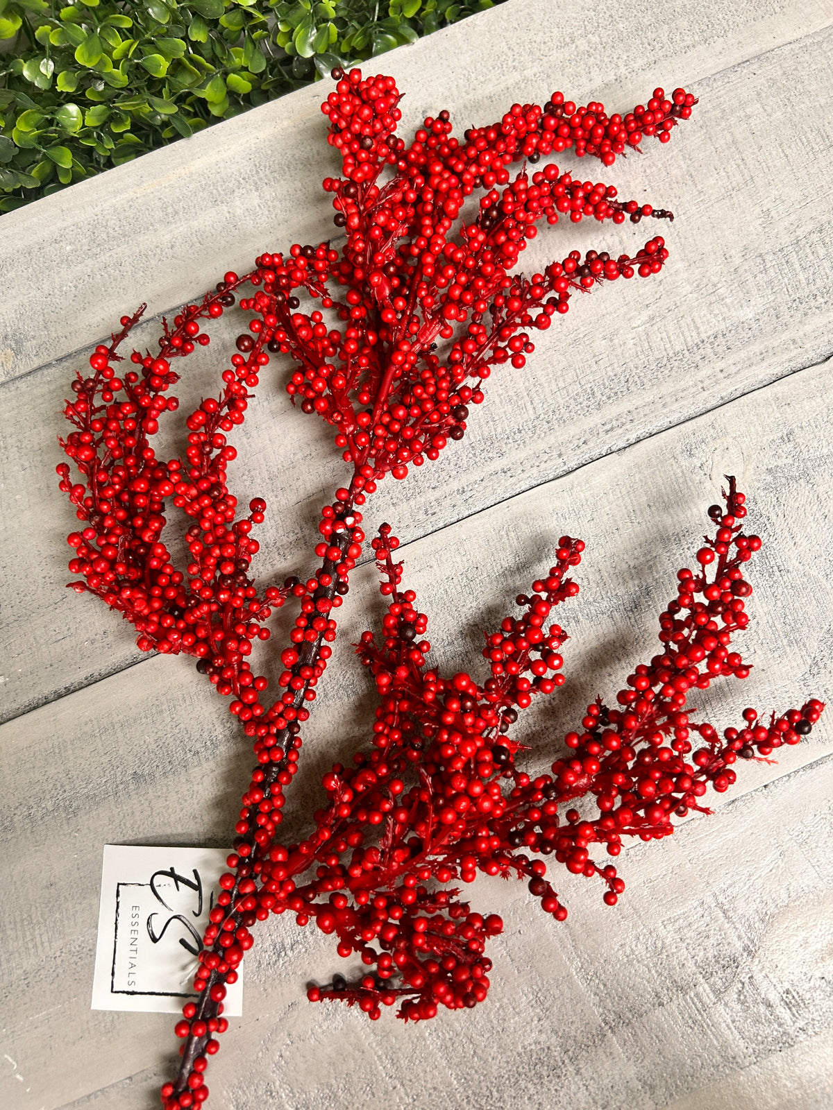 24 Inch Mixed Red Berry Spray
