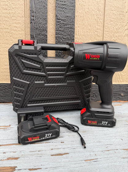 Handheld 21 Volt Rechargeable Blower with Two Batteries