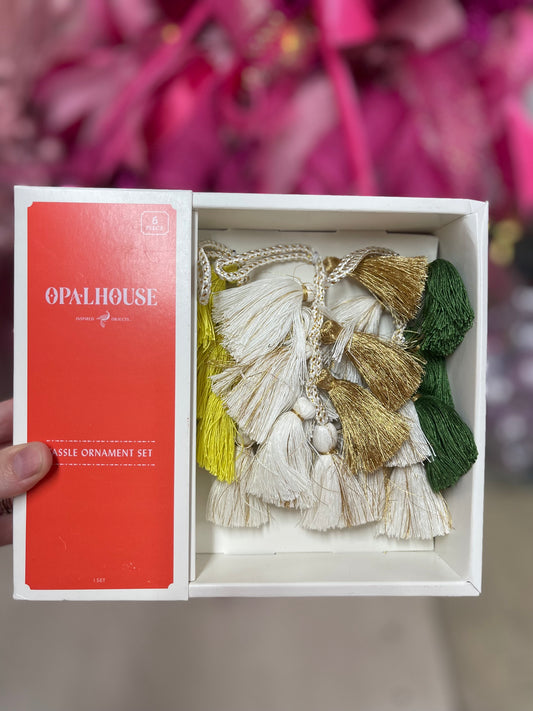 Opalhouse Tassel Ornament Set