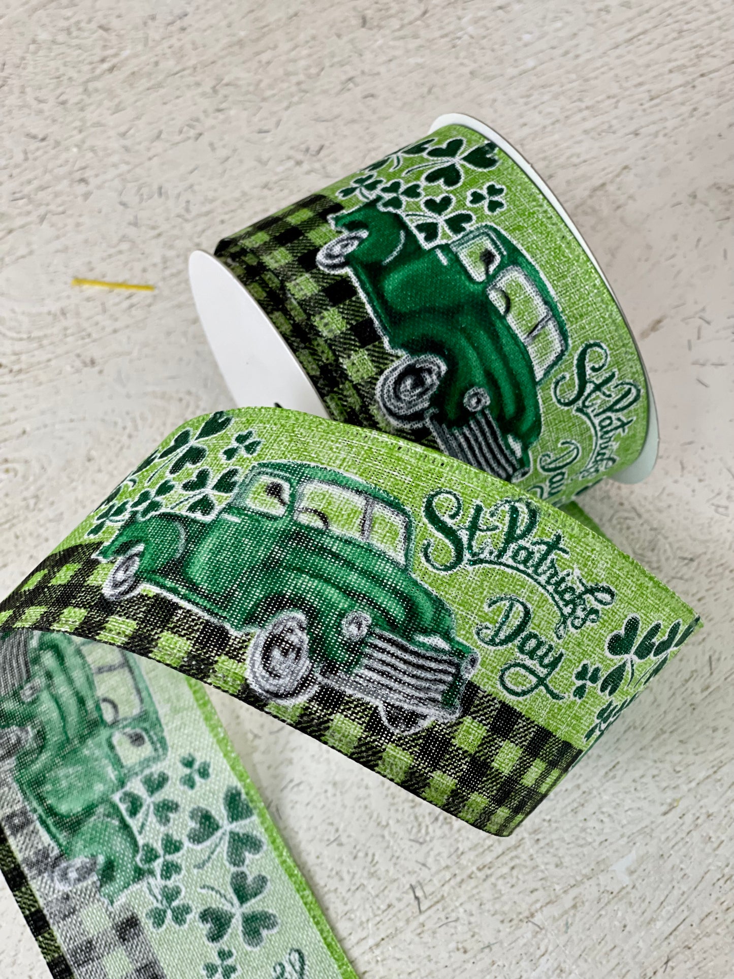 2.5 Inch St. Patrick's Day Truck Ribbon