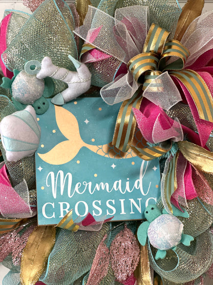 Mermaid Crossing Sign