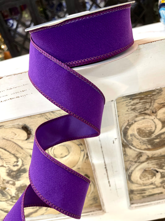 4 Inch By 10 Yard Indoor Purple Velvet Ribbon – TMIGifts