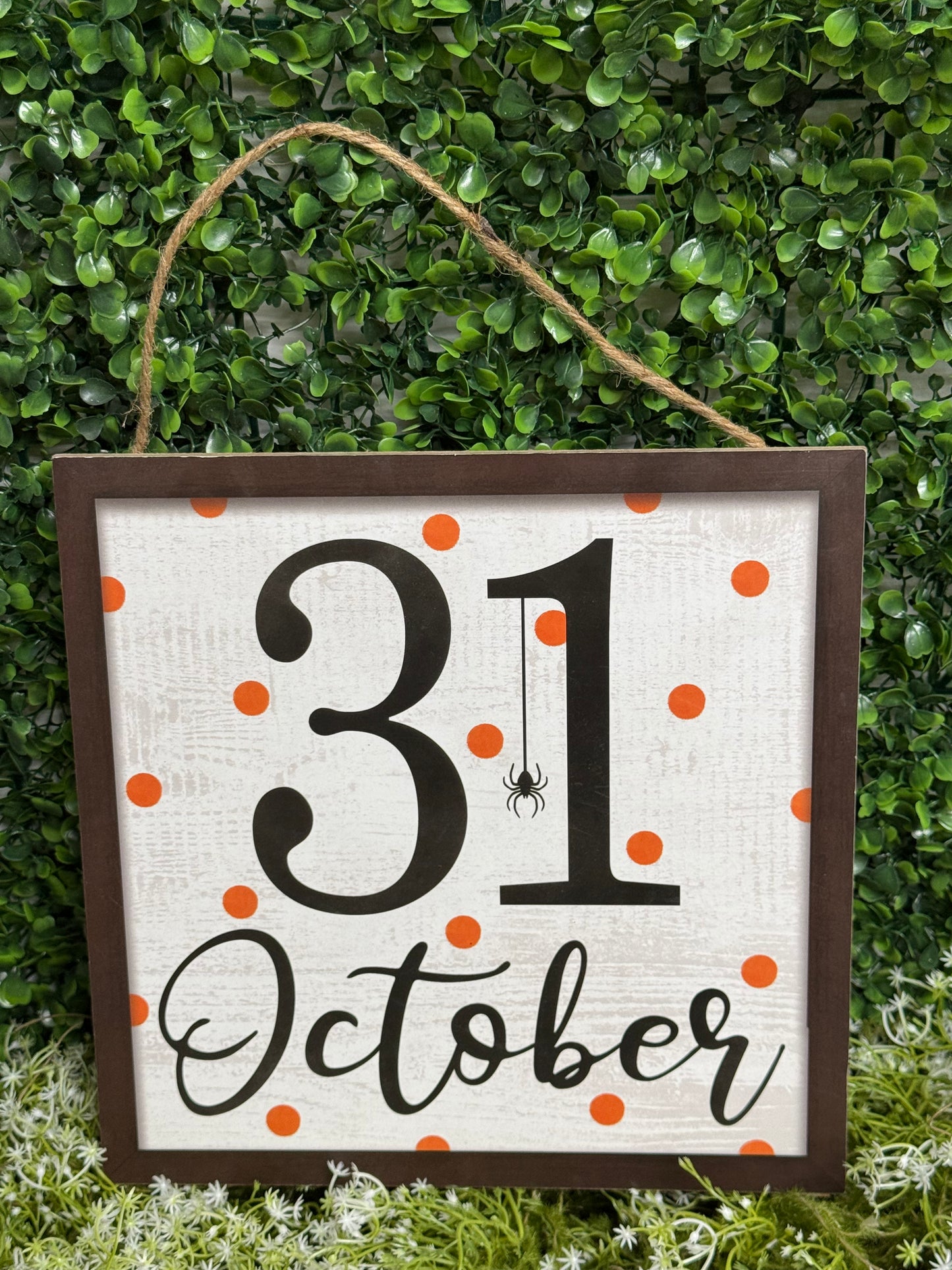 October 31st Wooden Sign