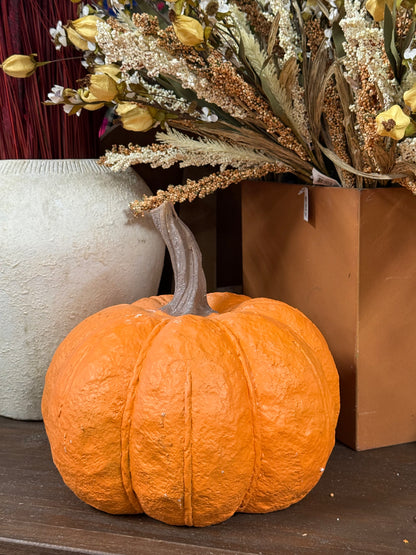Orange Ceramic Pumpkin