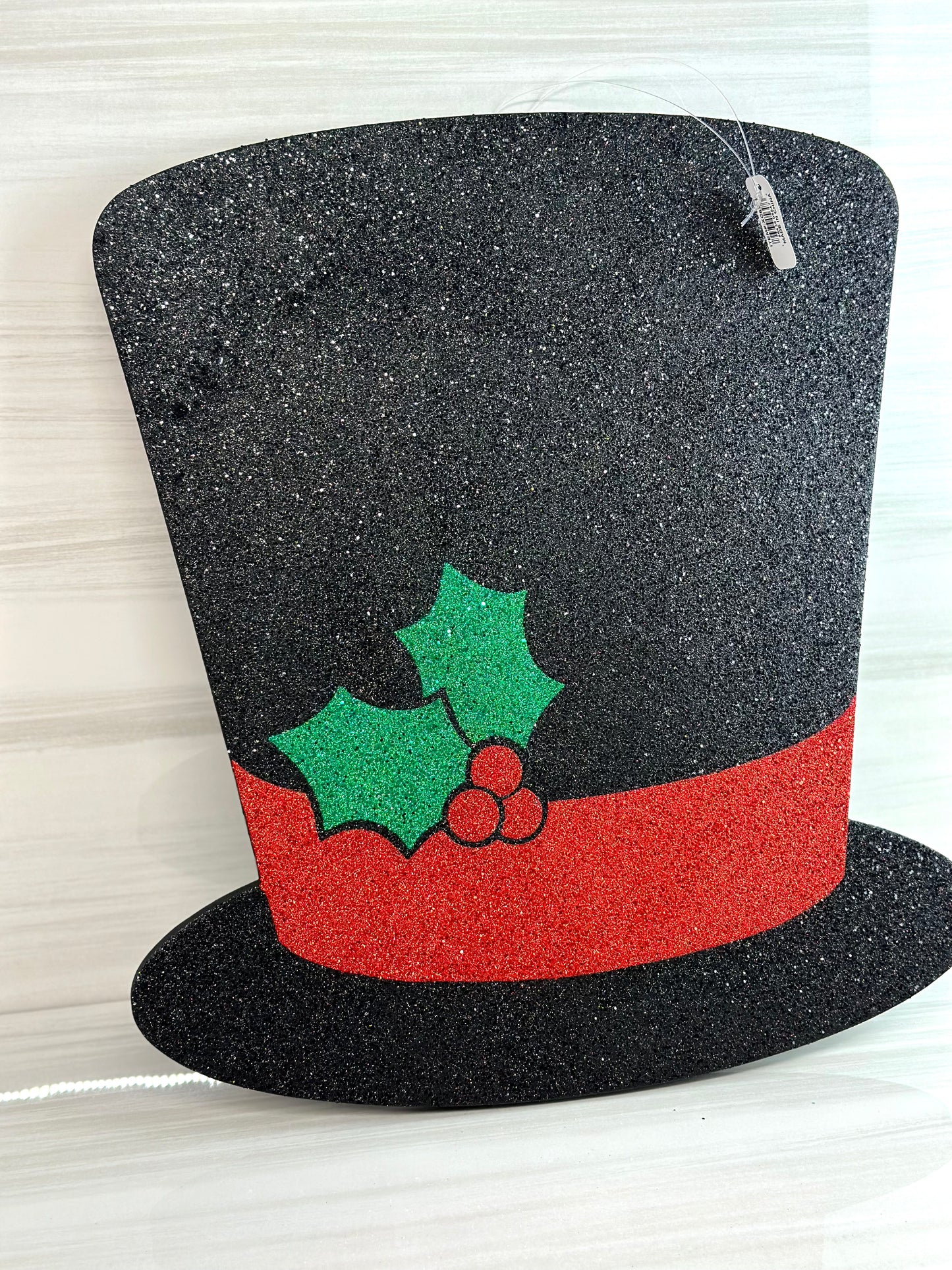 20 Inch Glittered Eva Snowman Christmas Top Hat