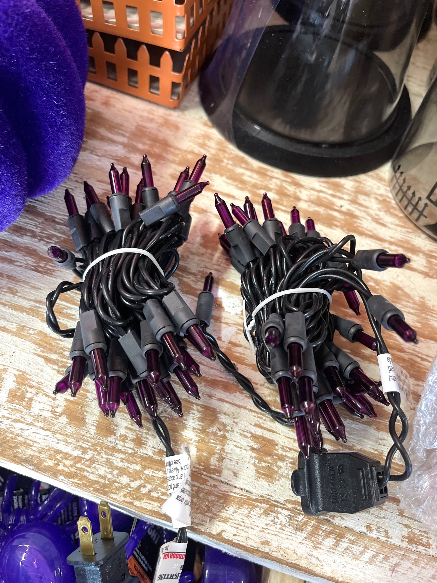 Halloween Indoor and Outdoor Purple String Light