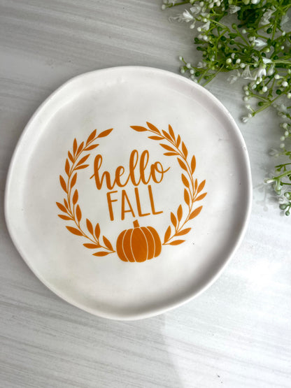 Fall And Blessed Plate Two Assorted Styles