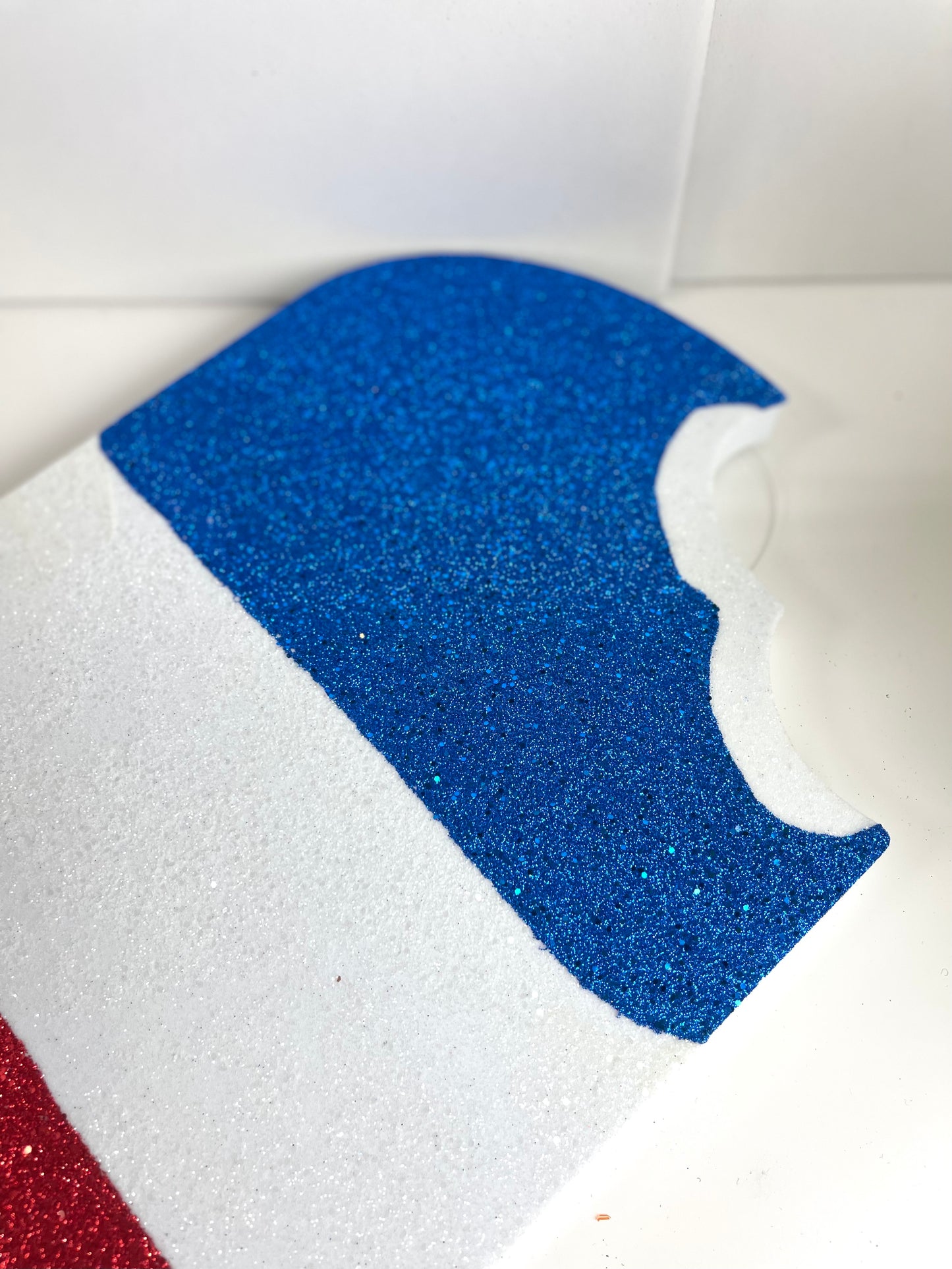 Red White And Blue Glitter Patriotic Popsicle