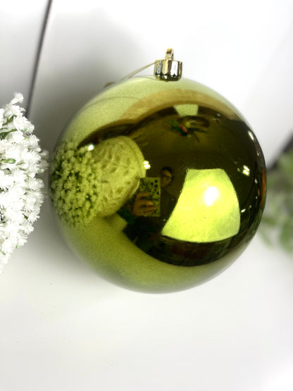 8 Inch Moss Green Ornament Ball