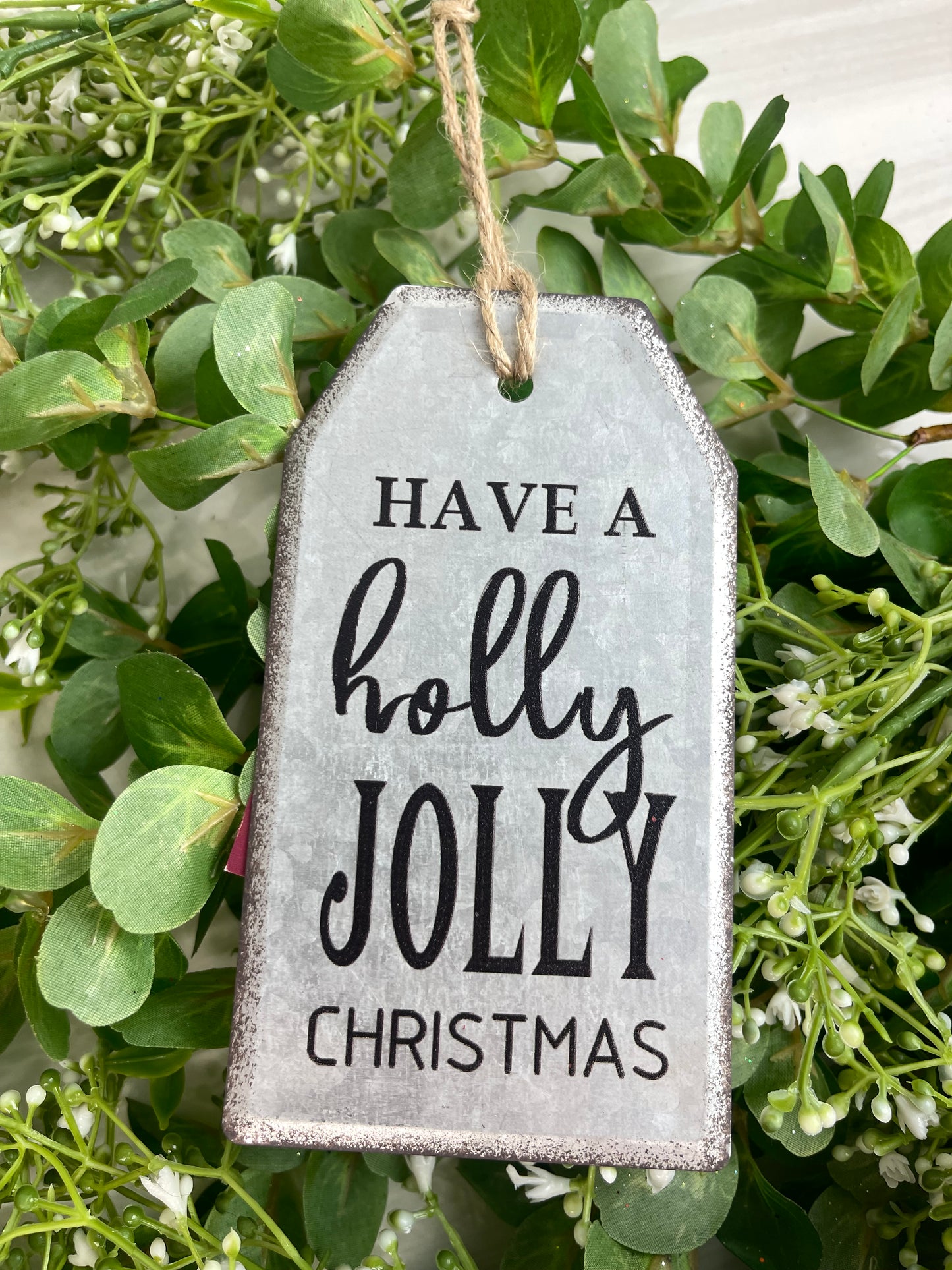 Metal Ornament Quote Tag 4 Styles