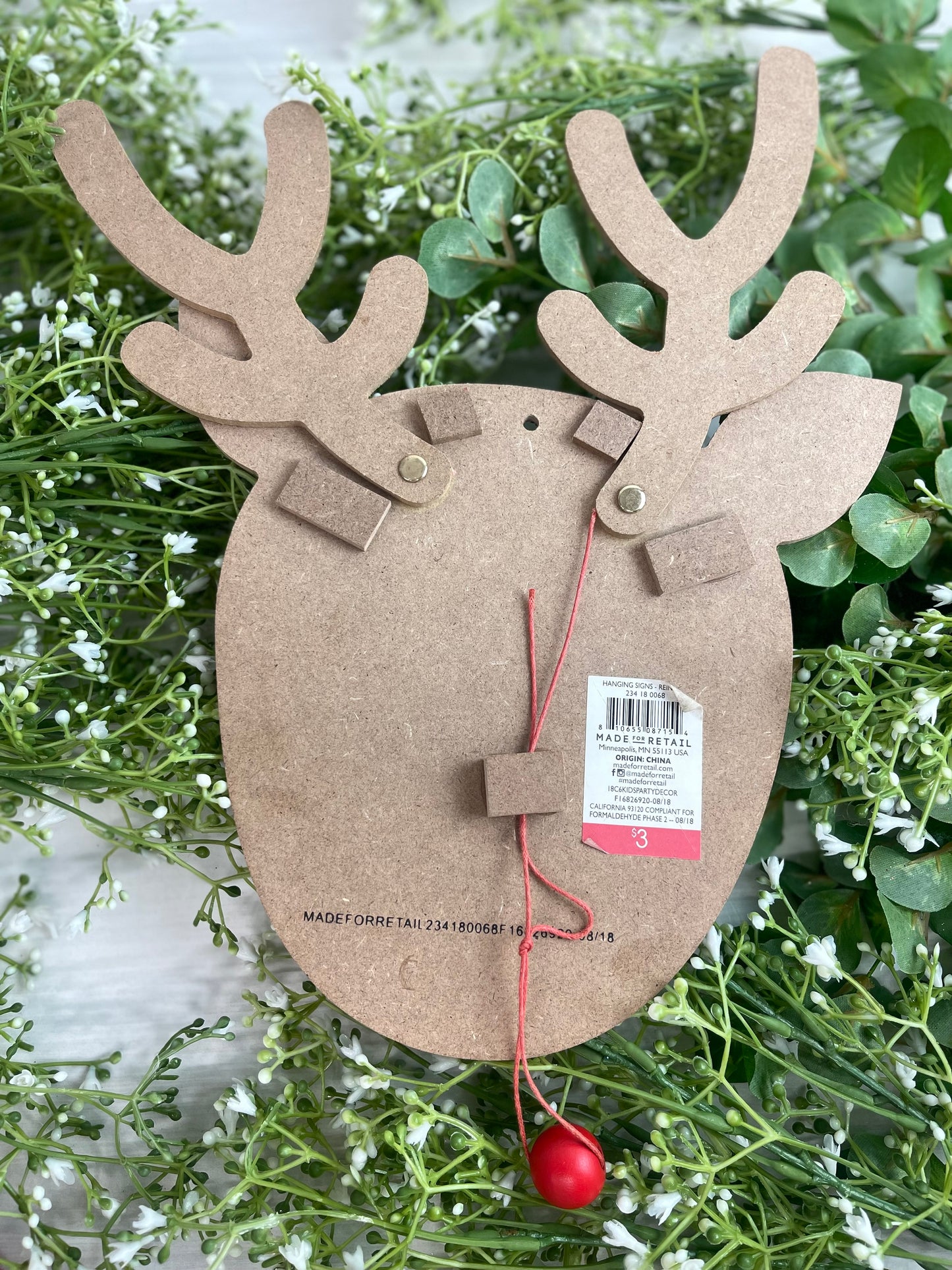 Oh What Fun Reindeer Ornament
