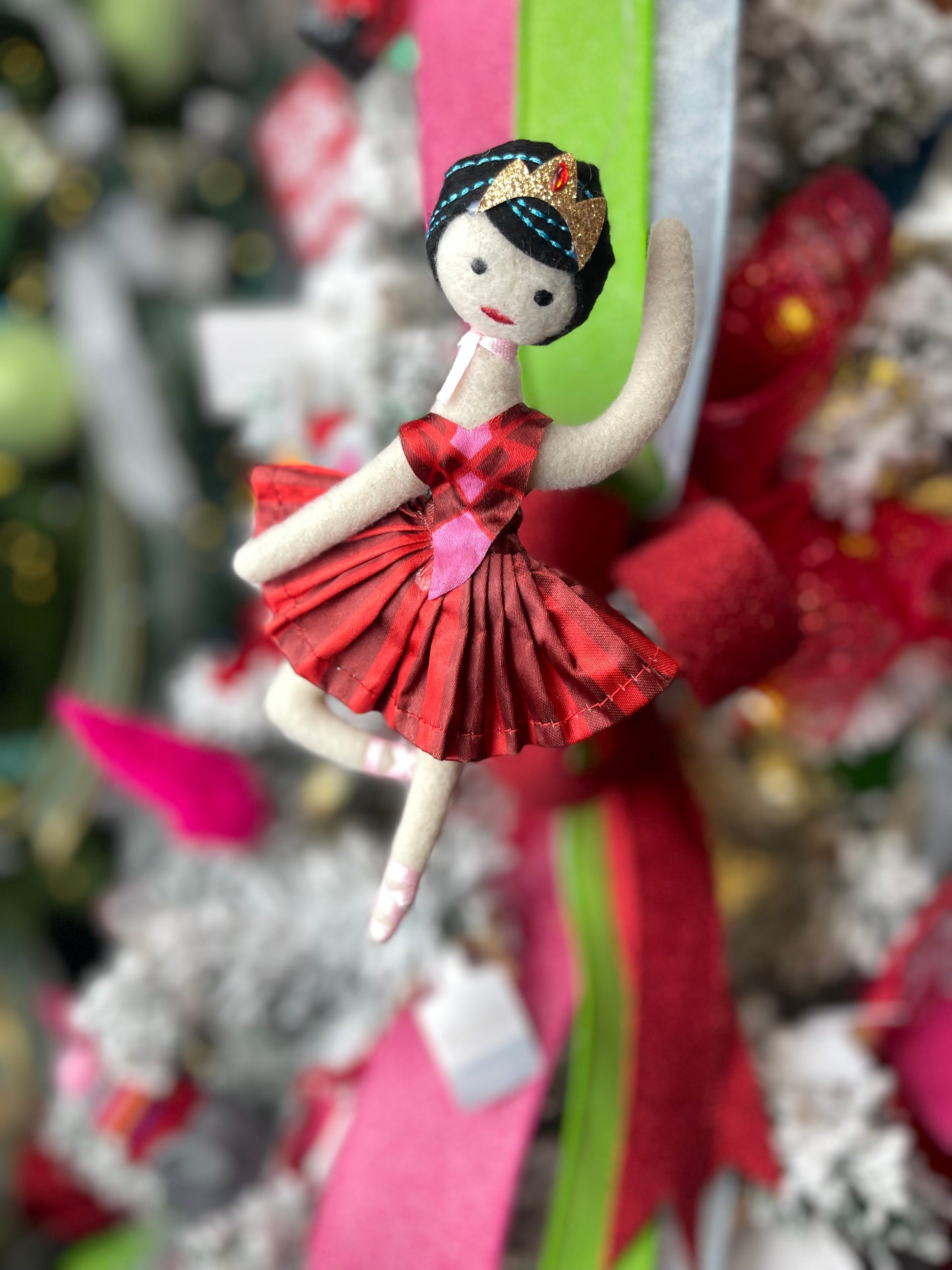 Wondershop Plush Ballerina Ornament