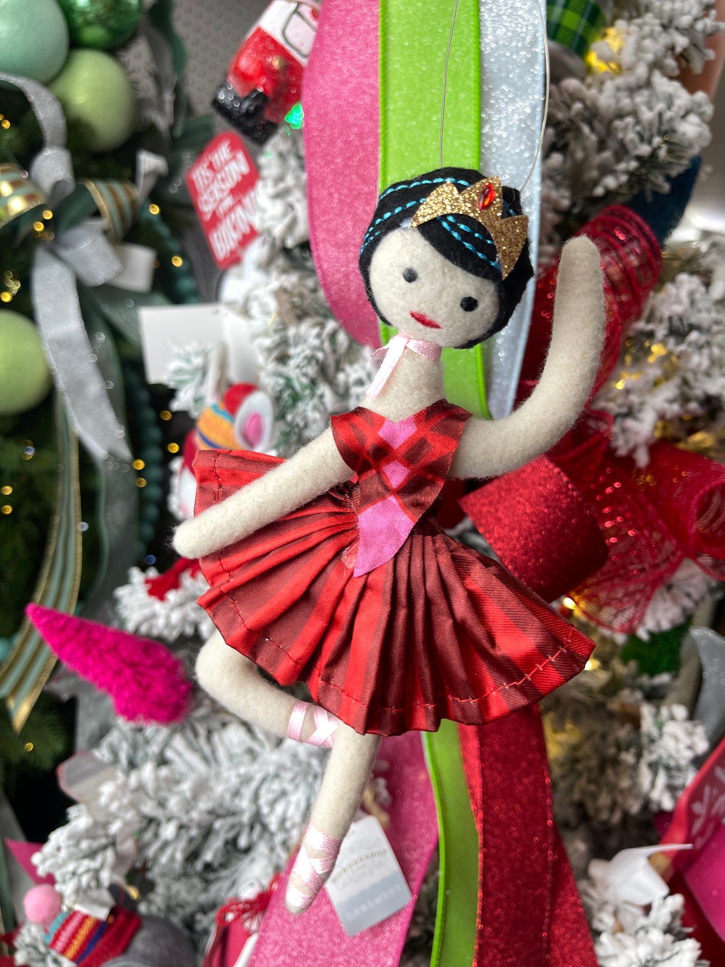 Wondershop Plush Ballerina Ornament