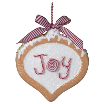 9.25 Inch Holiday Gingerbread Ornament Three Styles