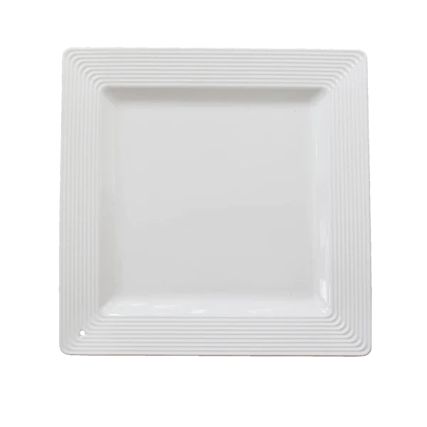 Nora Fleming Square Platter With Pin Stripes