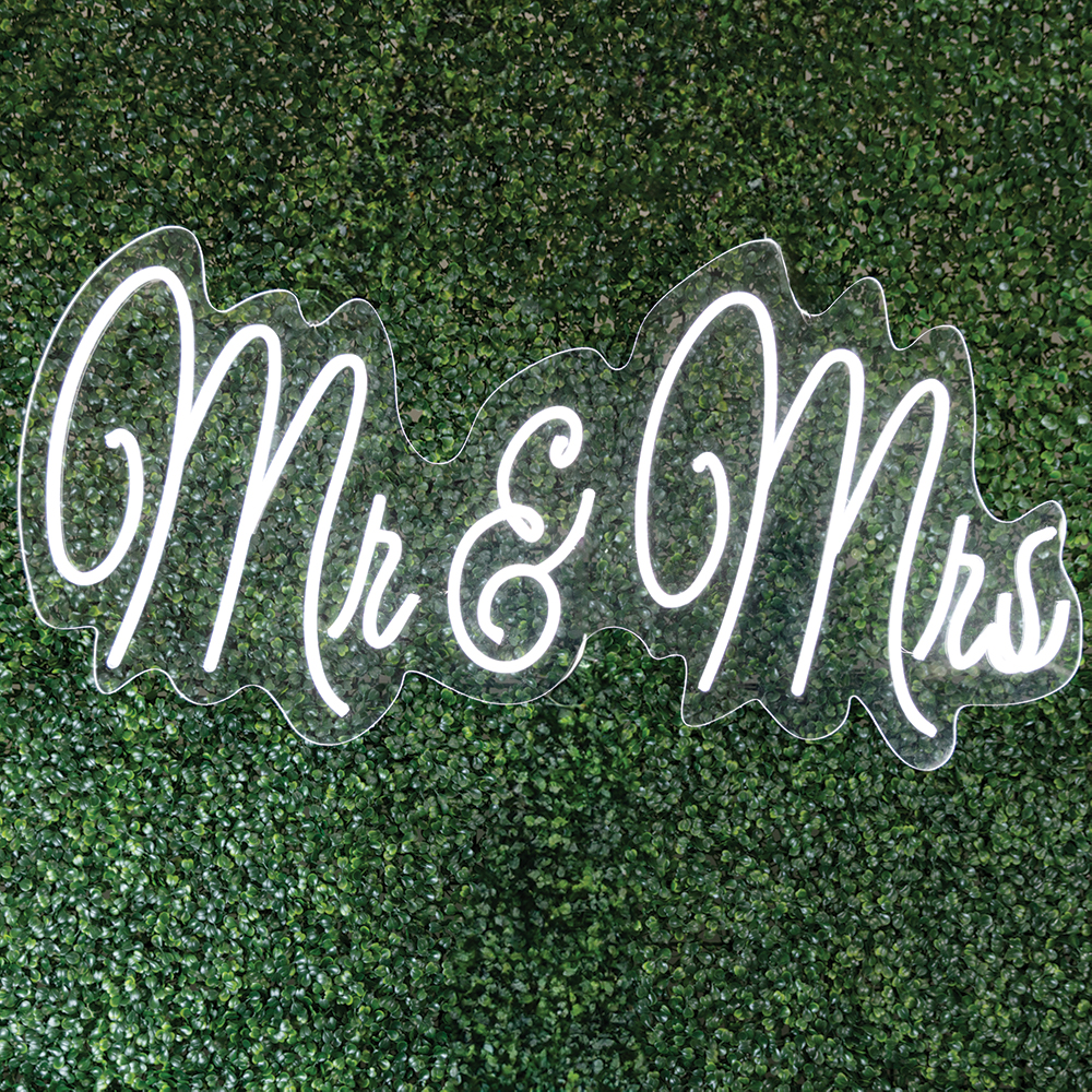 Mr & Mrs Neon Light Sign