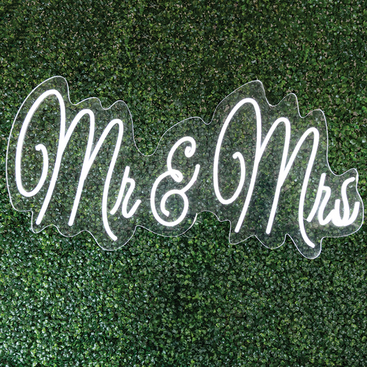 Mr & Mrs Neon Light Sign