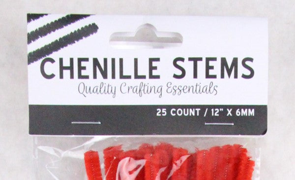 Red Chenille Stems