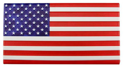 Metal Embossed American Flag