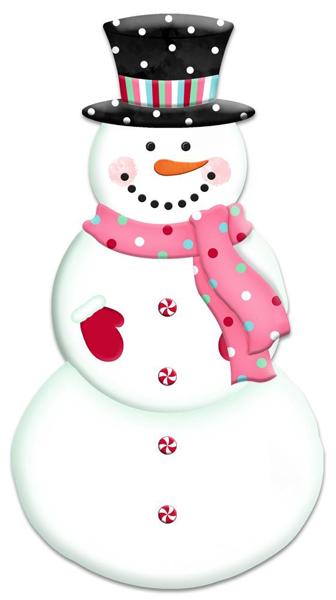 Pink And Red Metal Snowman Wreath Sign