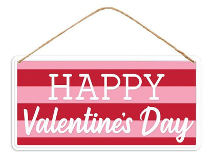 12 Inch Happy Valentines Day Tin Sign