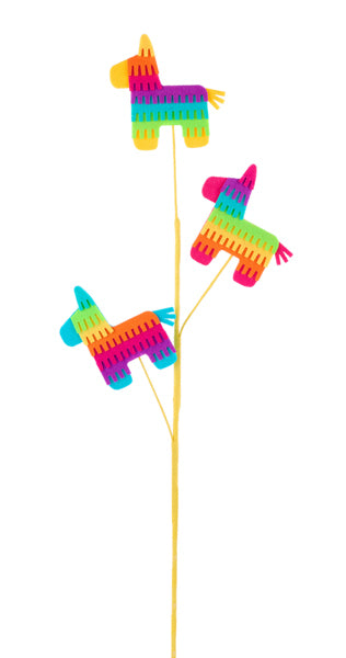 30 Inch Felt Donkey Pinata Spray