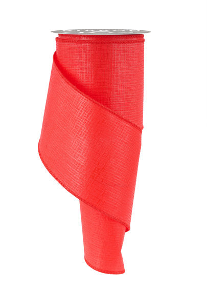 4 Inch By 10 Yard Red Cross Hatch Ribbon