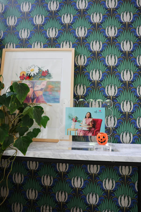 Nora Fleming Clearly Anorable Scalloped Acrylic Frame