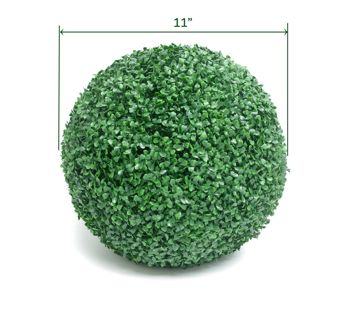 11 Inch Artificial Boxwood Topiary Ball