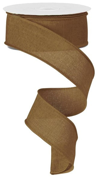 1.5 Inch By 10 Yard Tan Burlap Ribbon