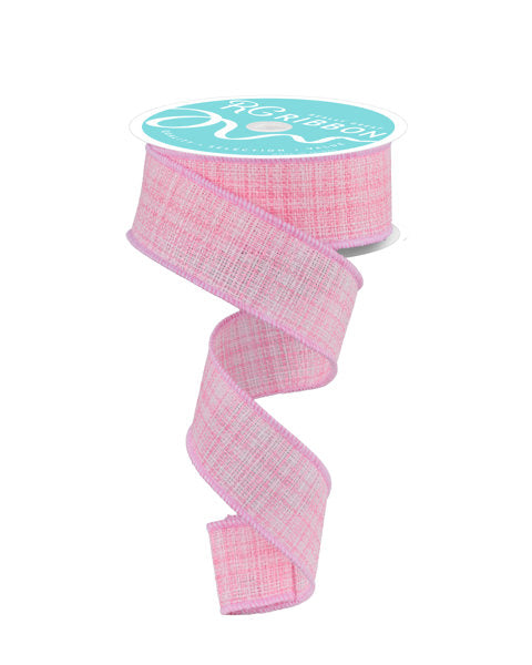 1.5 Inch By 10 Yard Pink Cross Check Ribbon