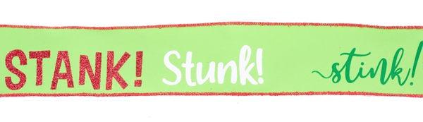 2.5 Inch By 10 Yard Stink Stank Stunk Ribbon