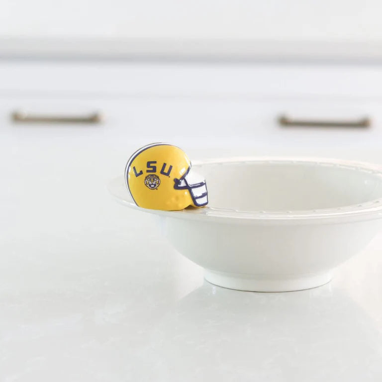 Nora Fleming LSU Helmet Mini