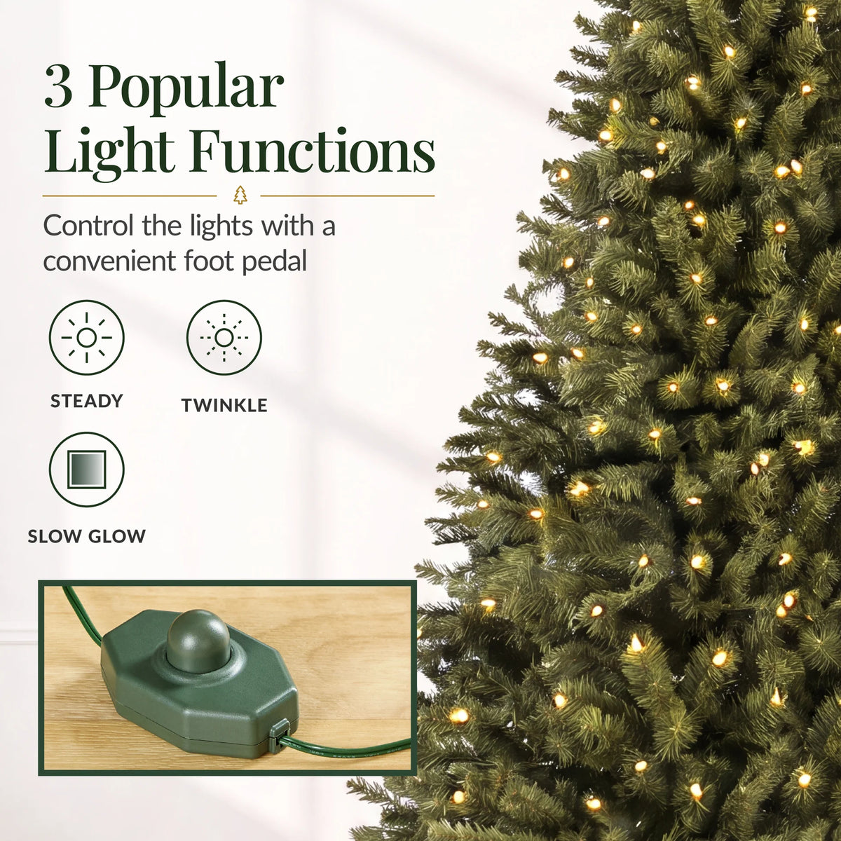 6 Foot Best Choice Products Pre-lit Spruce Artificial Christmas Tree with Viral Twinkling Lights *OPEN BOX*