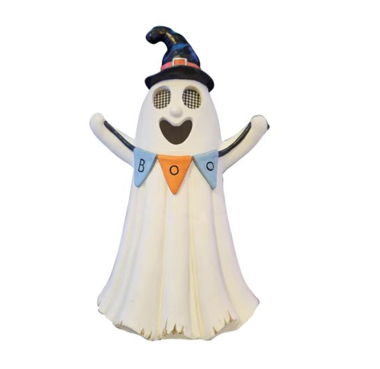 18 Inch Halloween Ghost Holding Boo Banner