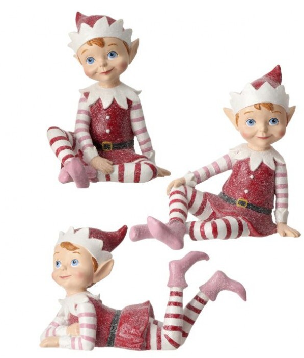 6-8 Inch Resin Sweets Elves Three Styles