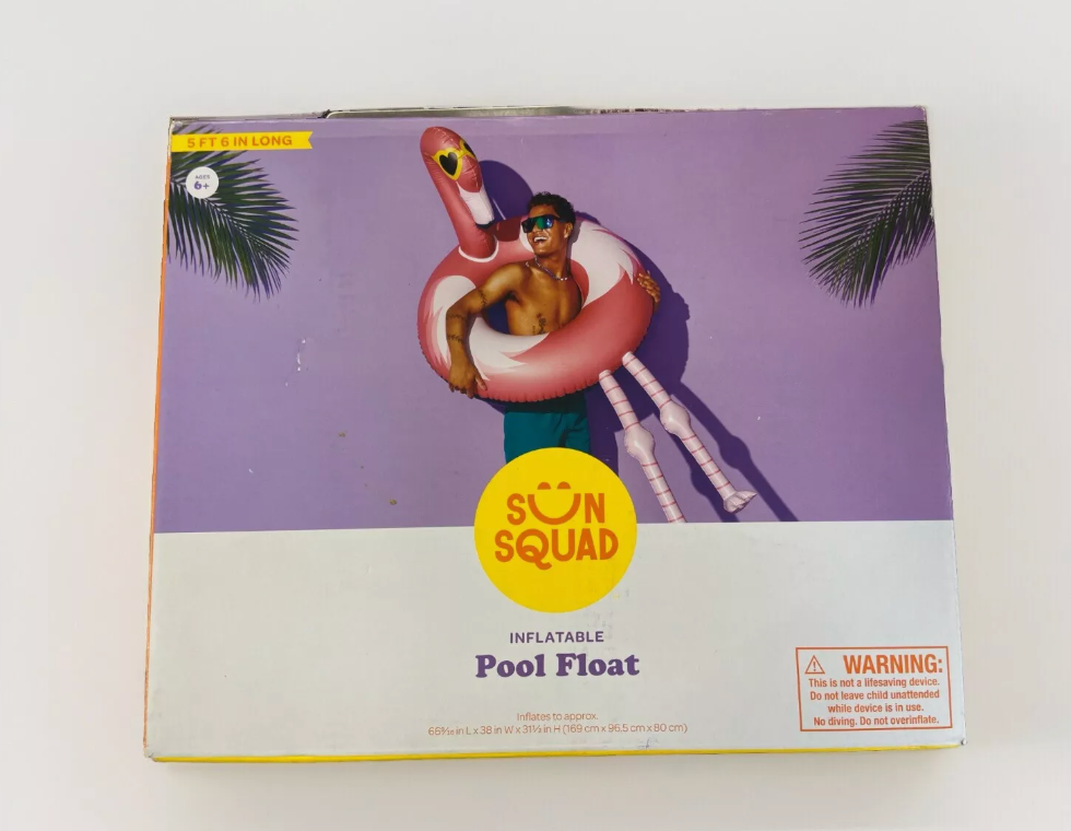 Sun Squad Flamingo Pool Float