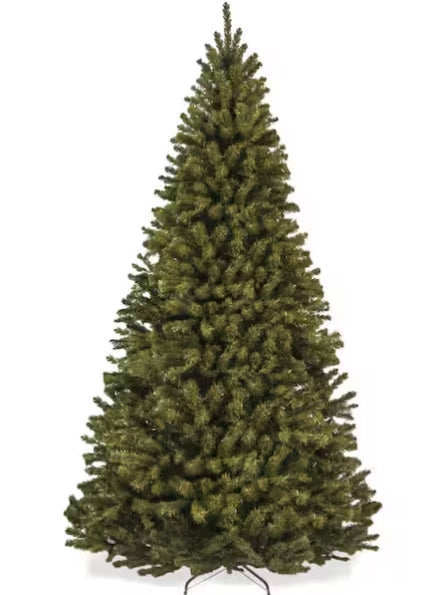 Best Choice Products 9 Foot Green Unlit Spruce Artificial Christmas Tree With Foldable Base Open Box