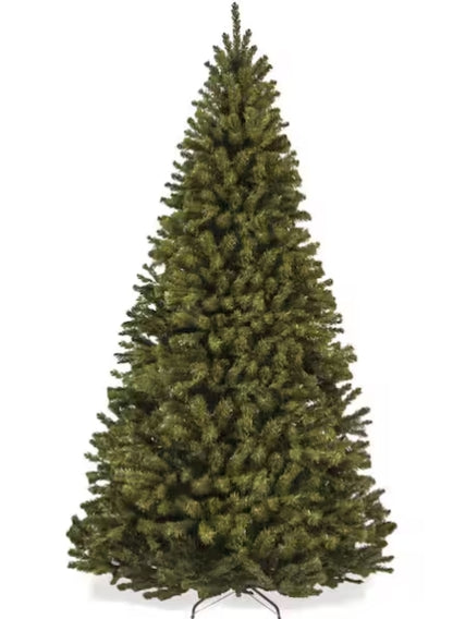 Best Choice Products 9 Foot Green Unlit Spruce Artificial Christmas Tree With Foldable Base Open Box