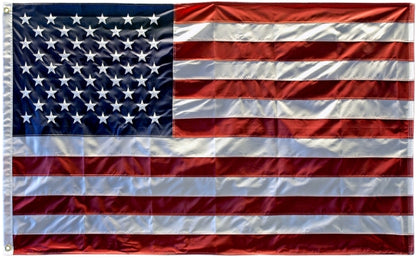 3 Foot By 5 Foot Embroidered USA Flag