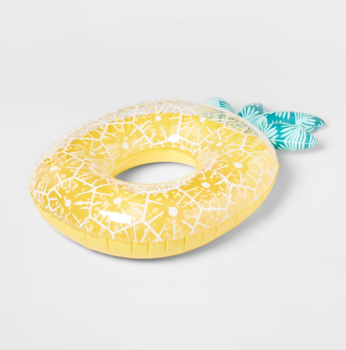 Sun Squad Inflatable Pineapple Swim Tube