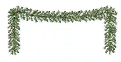 Home Accents Holiday 9 Ft Kingston Fir LED Pre-Lit Lighted Christmas Garland
