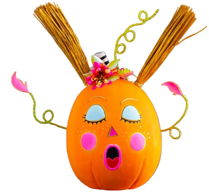 Gossip Gourdy Decorative Pumpkin