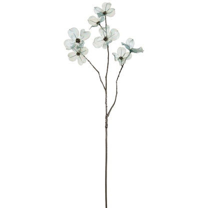 33.5 Inch Mint Green Shimmer Dogwood Spray