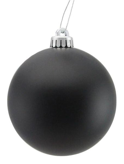 10 Inch Smooth Black Ornament Ball