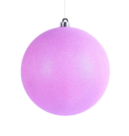 8 Inch Lavender Iridescent Glitter Ornament